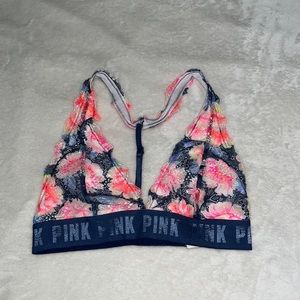 Pink brand size small lace, floral bra AMAZING condition